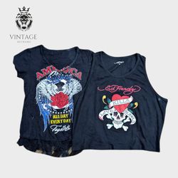 Affliction Style And Y2K Baby Tees