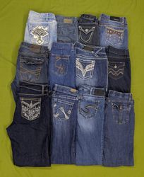 💥 RV1989 Y2K Damen Bootcut Jeans