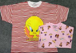 CRZ1698 Cartoon Print T-Shirts