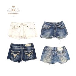 Miss Me True Religion e Rock Revival Shorts