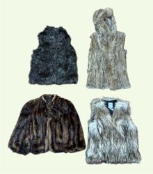 Y2K Real Fur jacket 5 pcs At 431