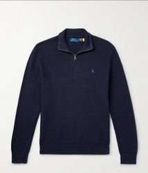 POLO RALPH LAUREN HALF ZIP SWEATER
