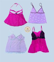 Y2K pink colure Nighties 10 pcs At 436