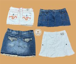Y2K Denim Mini Skirts 6 pcs At 437