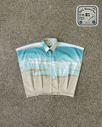 Upcycled Boxy Sleeveless Shirt