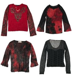 Y2k Goth Romantic Mix Tops : TT-128