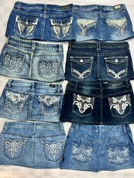 R385 Saias Mini Decoradas Femininas Recicladas