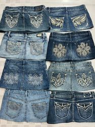 Saia Mini Feminina Decorada R386 Reciclada