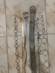 Y2k Gold/Silver Gürtel