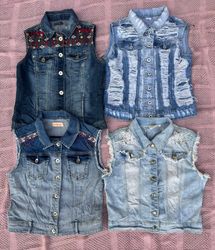 Gilet en denim sans marque 12 pièces