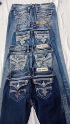 CR6271 Rock Revival Flare & Straight Jeans