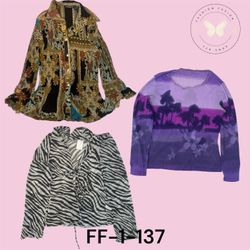 Lightweight Polyester Printed Full Sleeve Blouse f..