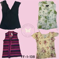 Women’s Poly Printed Long Sleeve Top  (FF-1-138)