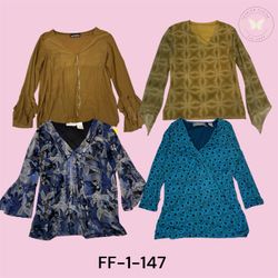 Stylische poly bedruckte Bluse mit kurzen Ärmeln (..