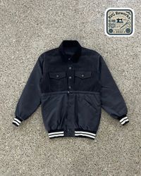 Veste bomber contrastée en matériaux recyclés