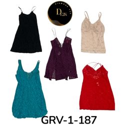 Y2K Inspired Mix Slip Dress – Comfort & Style (GRV..