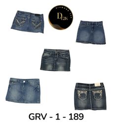Jupe en denim mini – Style classique tous les jour..