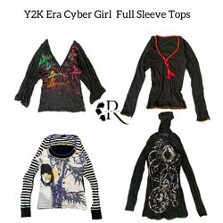 Y2K Cyber Girl Era Full Sleeve Top (RW-1539)