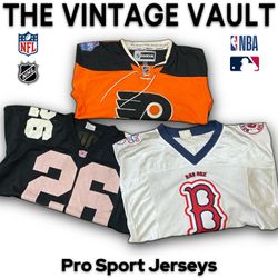 Maillots Pro Sport comprenant NFL, NHL et d'autres