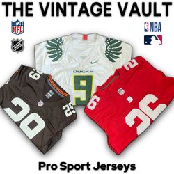 Maillots Pro Sport, y compris NFL et autres