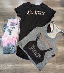 3478 - Juicy Couture Bra, Leggings, Muscle Tank, T..