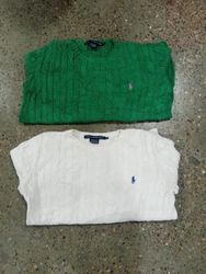 Polo Cable Net Sweater