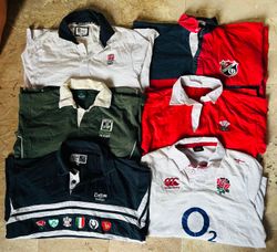 Mix vintage club rugby shirts bundle 30