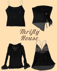 Y2k monochrome Tops(TH/188)