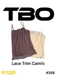 Lace Trim Cami’s        #268