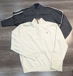 3512 - US Polo ¼ Zip, Full Zip Sweater