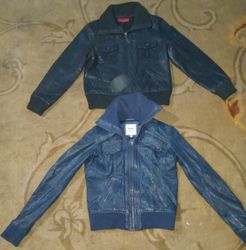 Leather bomber jackets women