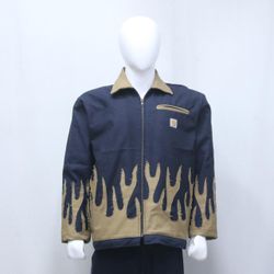 CR1205 Upcycled Flame Panel Work Jacket