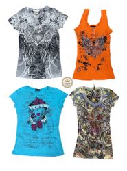 Y2k Embellished Baby Tees