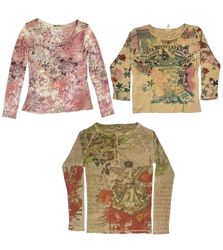 The Nude and Graphic Tees: TT-142