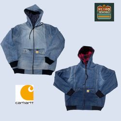 Upcycled Carhartt hoodie jackets