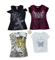 Y2K Embellished Babe Tee