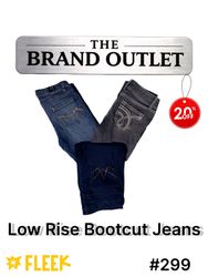 Low Rise Bootcut Jeans     #299