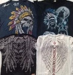 CR6350 Vintage Skull T-Shirt