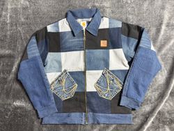 Carhartt upcycle patchwork jacket