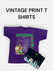 Camiseta de impressão vintage