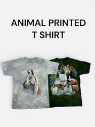 Camisetas estampadas de animais