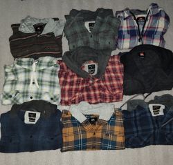 #02 Quick silver flannel shirts