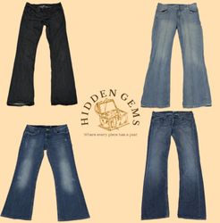 Y2K bootcut jeans (HG-061)
