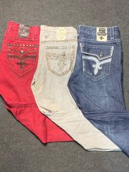 🔥 Rock Revival Mens Pants - Rocker Chic! 🔥