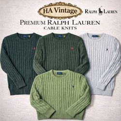 Ralph Lauren Cable Knit Sweaters