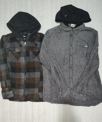 Vans Flannel Hoodie Shirts