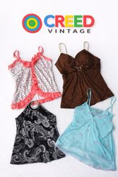 CR6387 Y2K Cami Tops