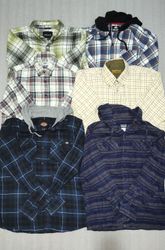 Barbour and mix brands flannel shirts