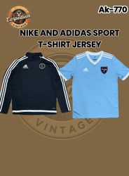 T-shirt de sport Nike et Adidas Ak-770