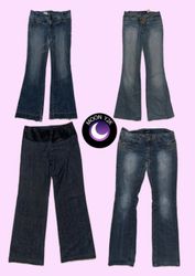 Y2K Britney Era Boot Cut Jeans (M-1113)